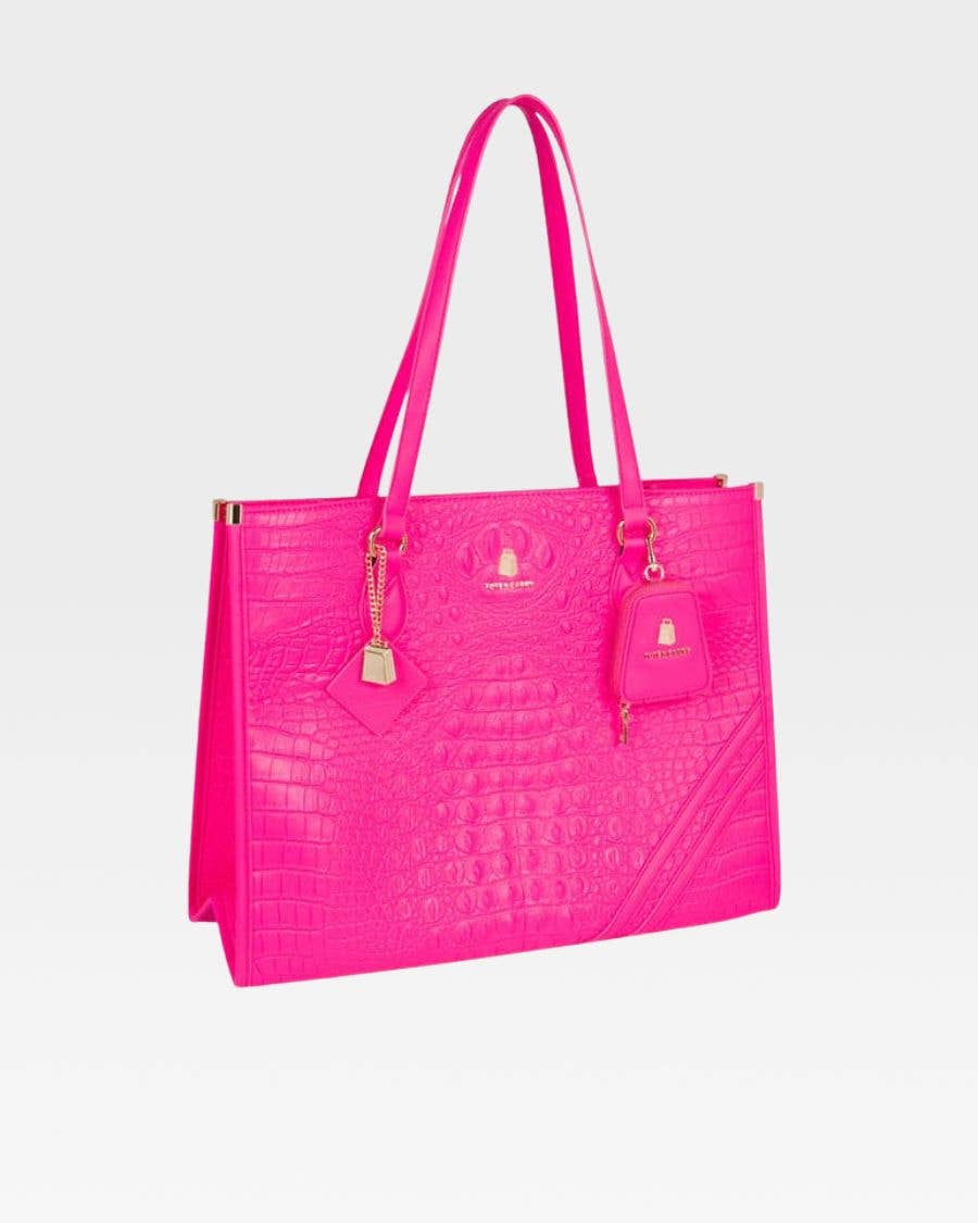 Tote and Carry Apollo 2 Tote Bag in Neon Pink
