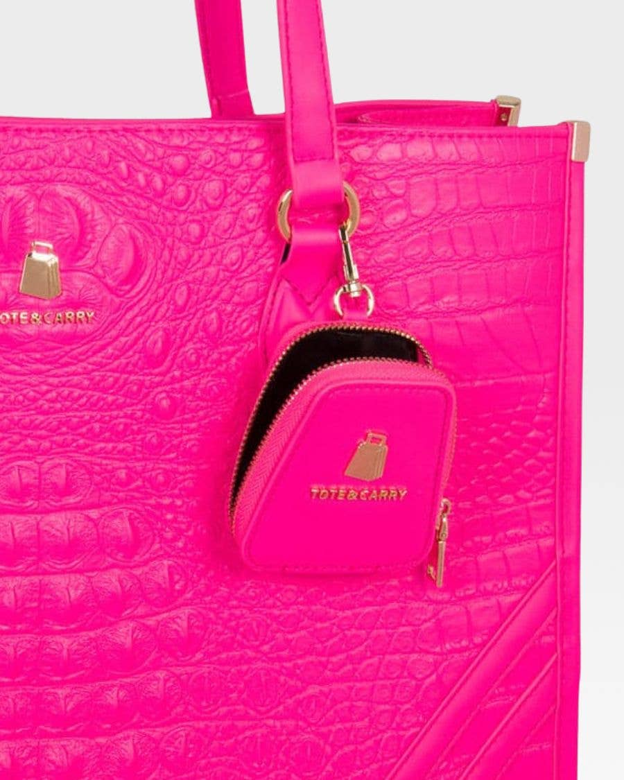 Tote and Carry Apollo 2 Tote Bag in Neon Pink