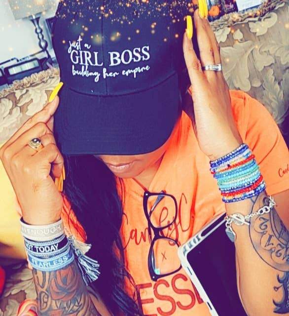 Girl boss empire female embroidery Hat baseball entrepreneur