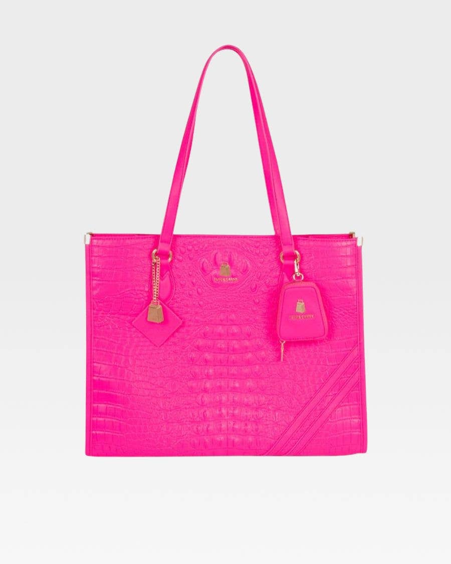 Tote and Carry Apollo 2 Tote Bag in Neon Pink