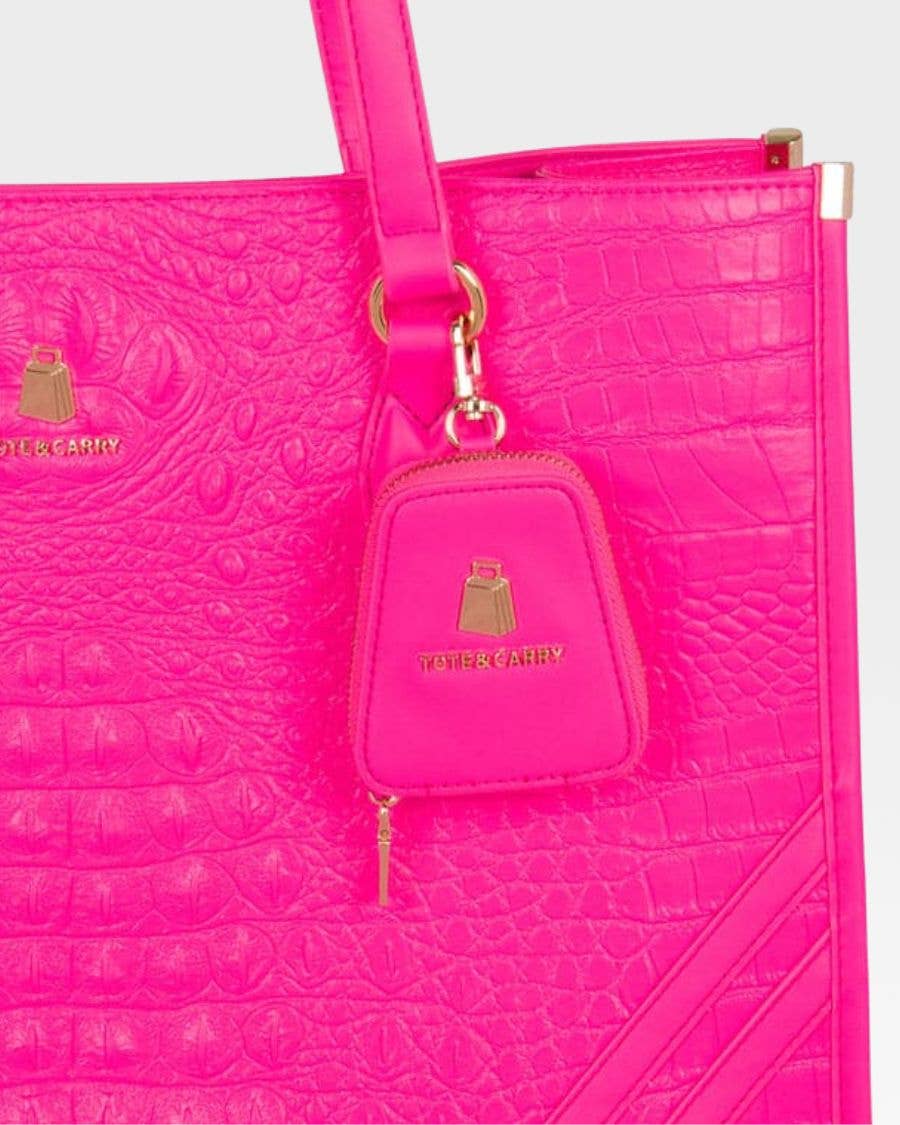 Tote and Carry Apollo 2 Tote Bag in Neon Pink
