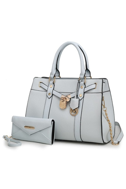 MKF Collection Christine Satchel with wallet b Mia