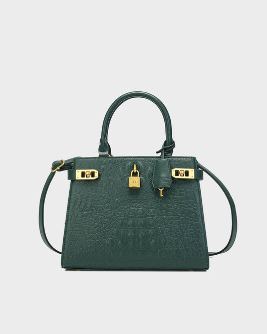 Empress Mini Tote Bag in Emerald Green