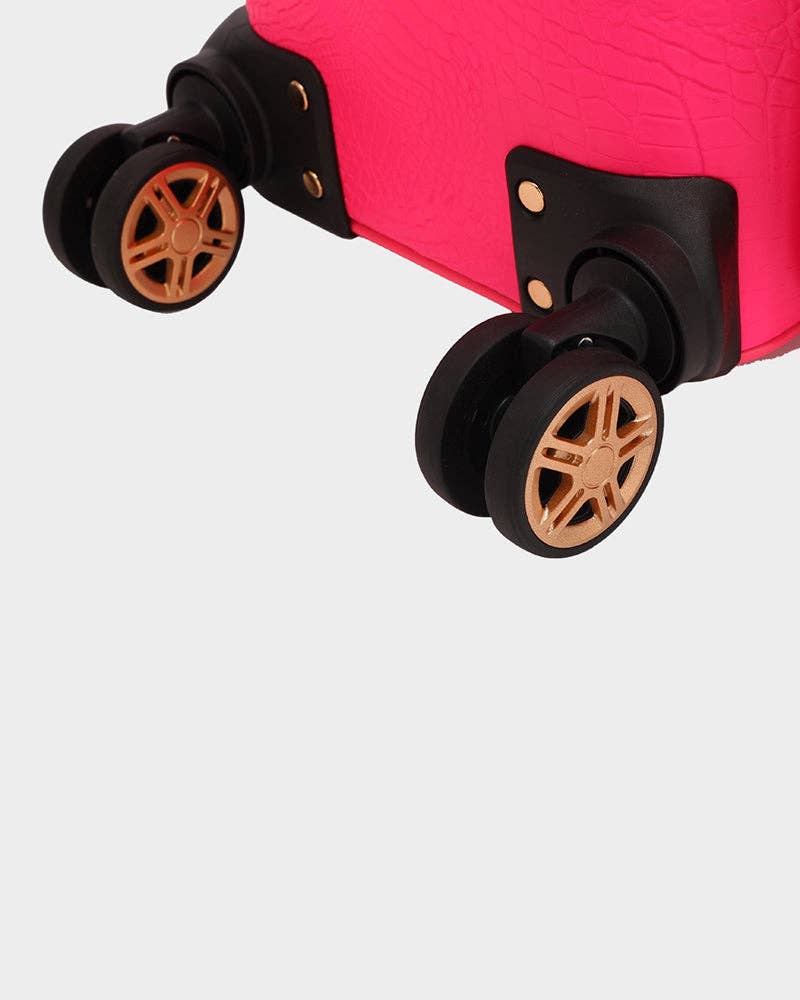Apollo 2 Voyager Travel Set in Neon Pink