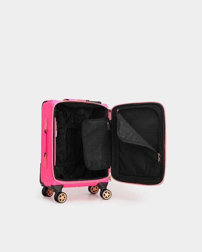 Apollo 2 Voyager Travel Set in Neon Pink