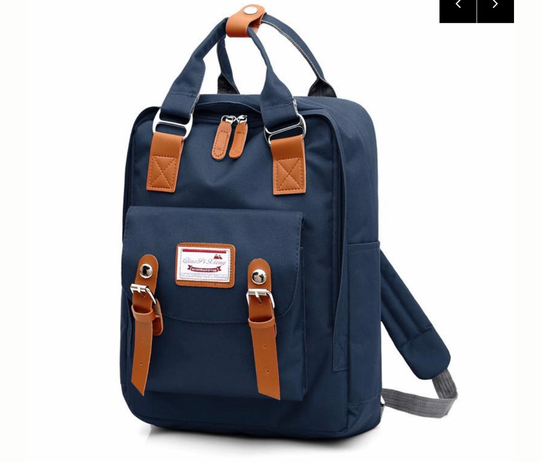 School Night Canvas Backpack