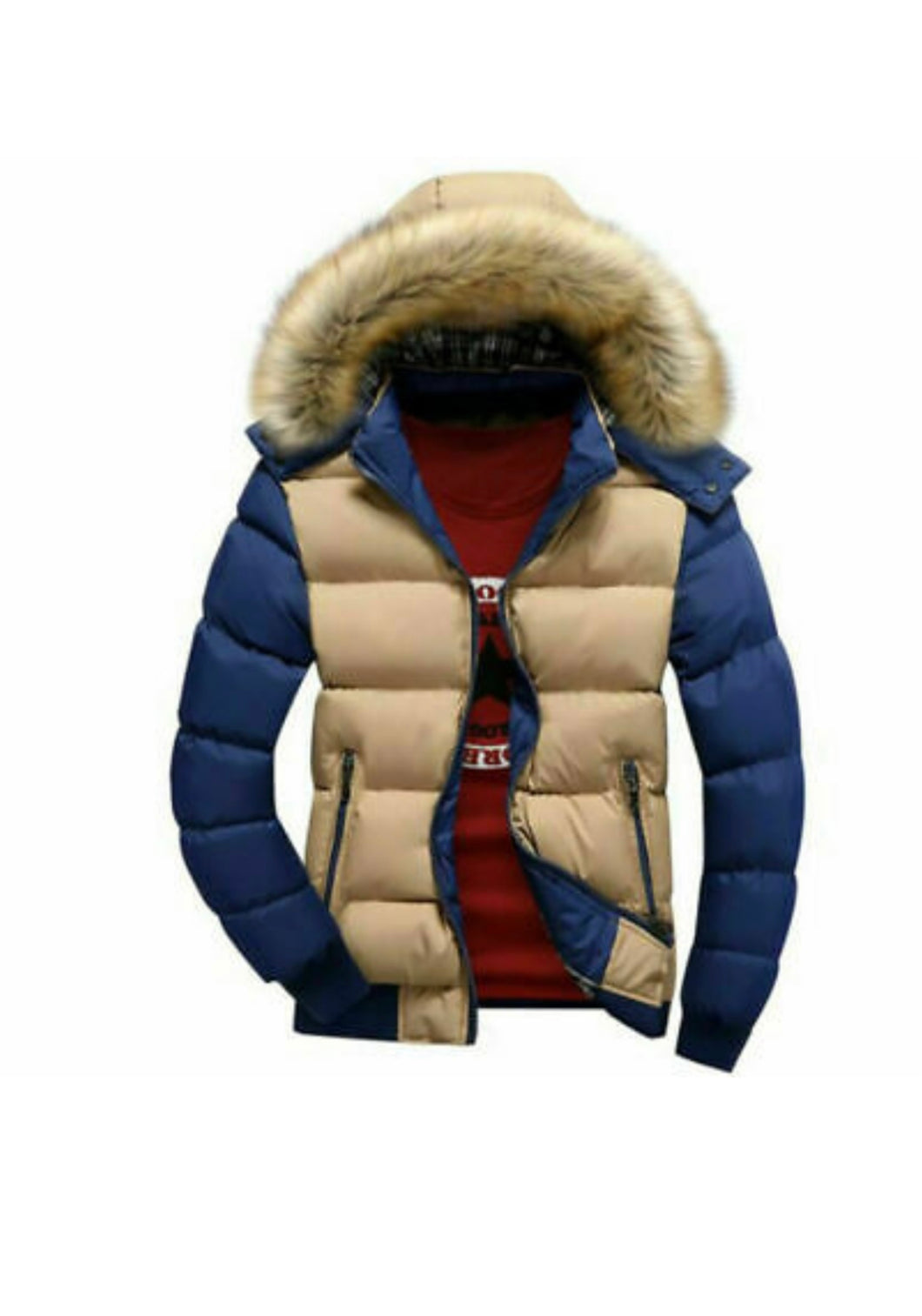 Mens Hooded Bomber Jacket